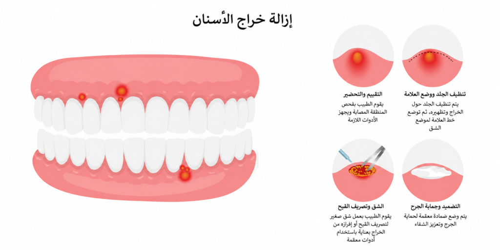 خراج الأسنان: الأعراض والأسباب وطرق العلاج